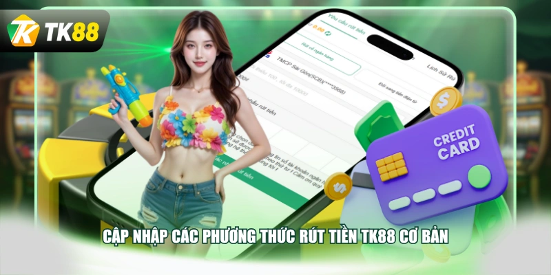 Cập nhập các phương thức rút tiền TK88 cơ bản